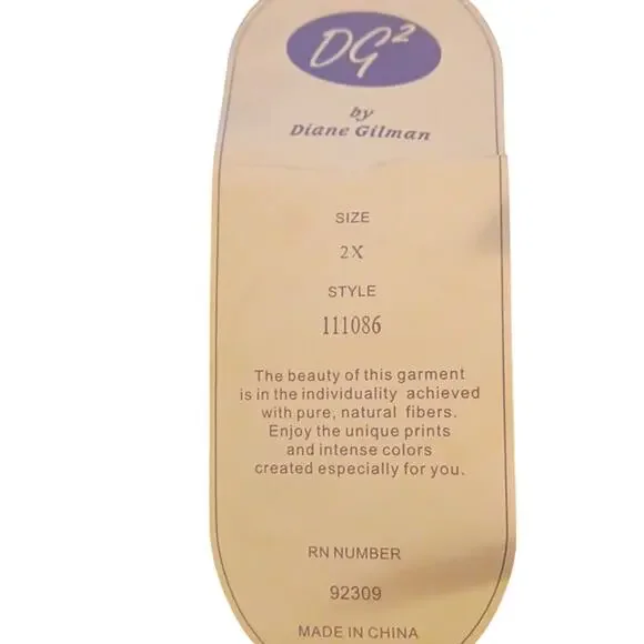 DG2 by Diane Gilman Black Denim Jeans Jacket With Silver Details. 2X - Picture 12 of 13